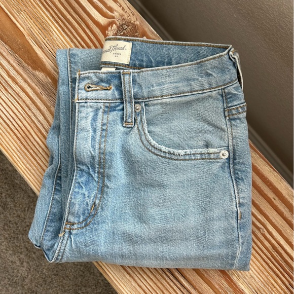 High Rise Light Wash Straight Jean - Picture 8 of 10